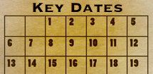 Key Dates Calendar image