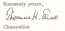 image of Eliot signature